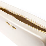Borsa a spalla flat Flowe beige/oro