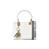 Borsa a mano flat Krissy S wave latte/oro