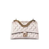 Borsa a spalla flat Rhombus M grigio/rame