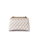 Borsa a spalla flat Rhombus M grigio/rame