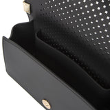Borsa a spalla flat S Ball nero/oro