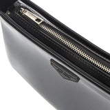 Borsa a spalla flat Timeless nero/argento
