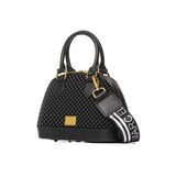 Borsa a mano flat XS ball nero/oro