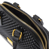 Borsa a mano flat XS ball nero/oro