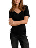 t-shirt-manica-corta-doppio-v-costine-nero