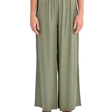 Pantaloni modello jogging flare kaki