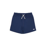 Shorts in felpa logo small blu