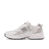 Sneakers MR530 sude e mesh bianco/argento