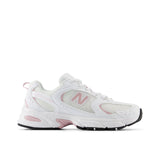 Sneakers U530 sintetico e mesh bianco/rosa