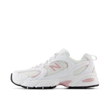 Sneakers U530 sintetico e mesh bianco/rosa