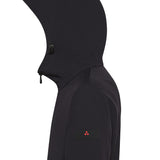 Giubbino tecnico con cappuccio nero