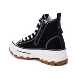 Sneakers alta canvas nero