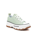 Sneakers canvas acqua