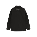 Camicia belisce con decorazione zip nero
