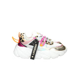 Sneaker Chunky Amy con inserti leopardati multicolor