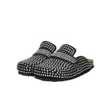 Sabot Daphne con borchie nero