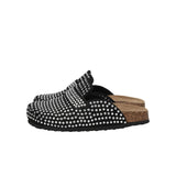 Sabot Daphne con borchie nero