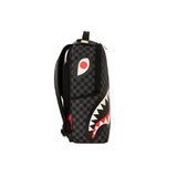 Zaino Unfinished Shark check nero/bianco