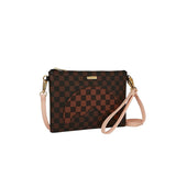 Pochette Boujee Strap check moro