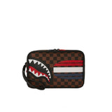 Pochette Machine Francaise motivo check moro