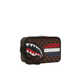 Pochette Machine Francaise motivo check moro