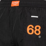 Short mare logo fluo nero