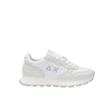 Sneakers Ally glitter textile bianco