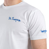 T-shirt Saint-Tropez bianco