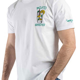 T-shirt ricamo mojito addicted bianco