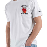 T-shirt ricamo sbagliato ma non troppo bianco