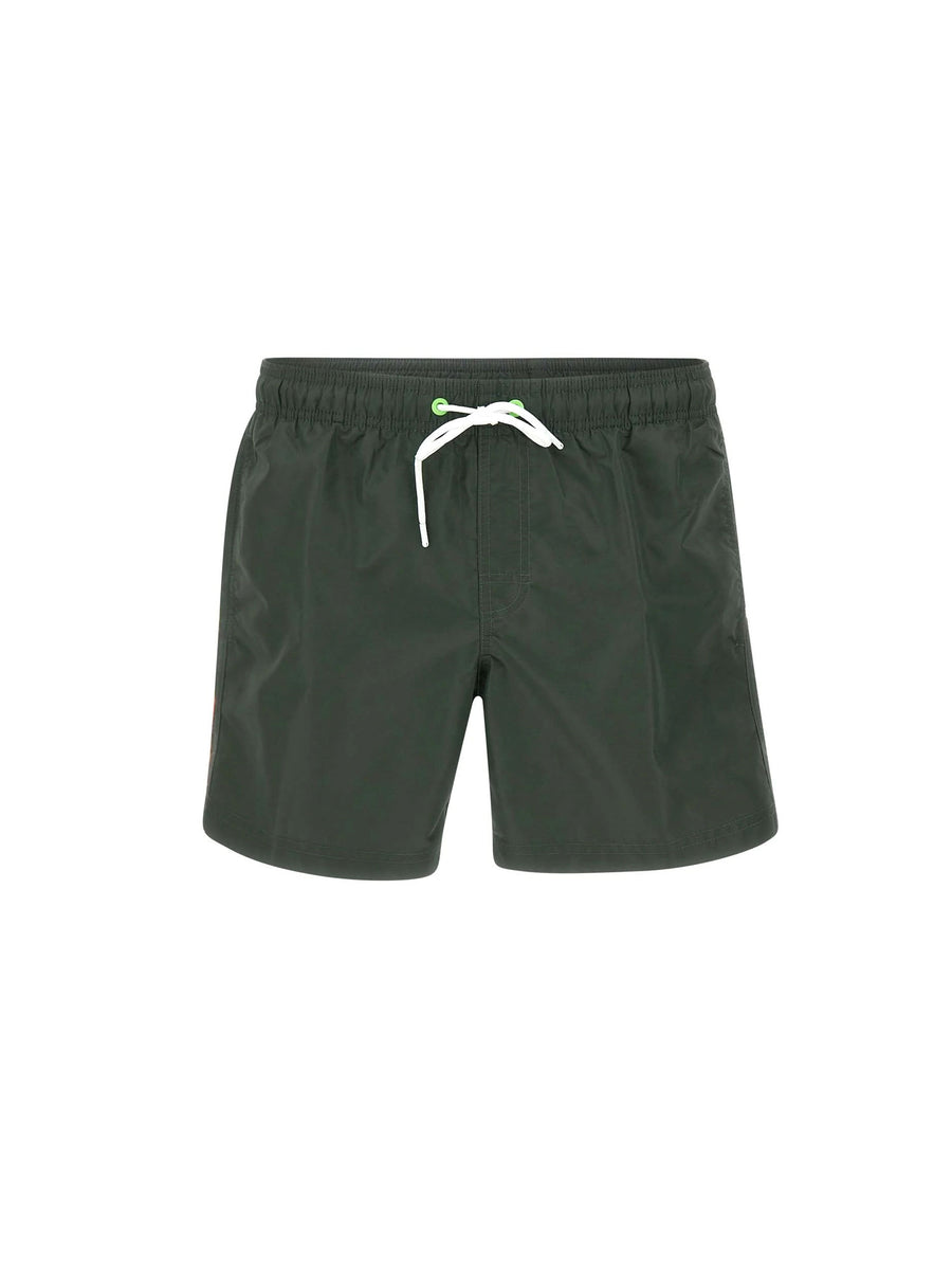 Short mare elastic waist verde