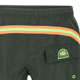 Short mare elastic waist verde