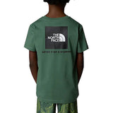 T-shirt manica corta box logo verde