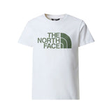 T-shirt manica corta easy logo bianco/verde