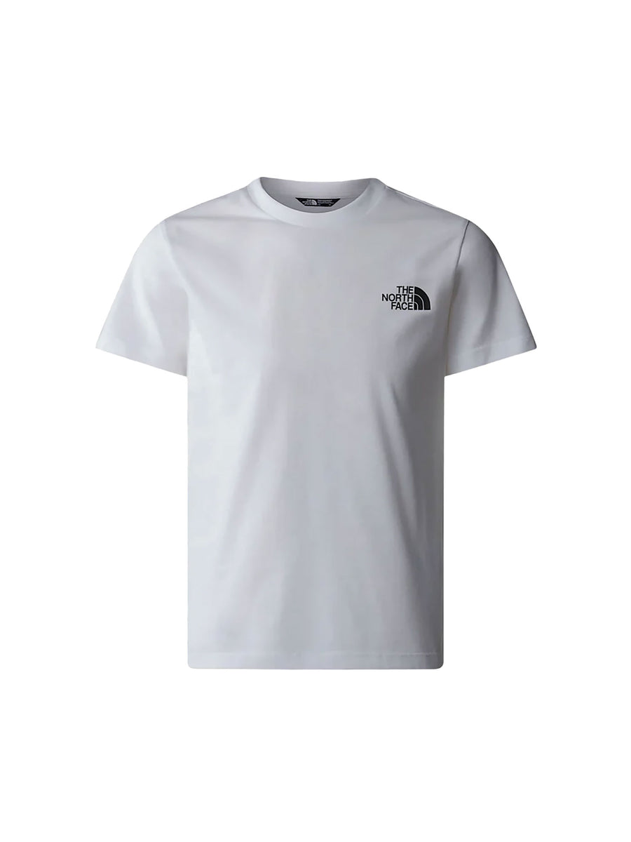 T-shirt manica corta simple Dome bianco