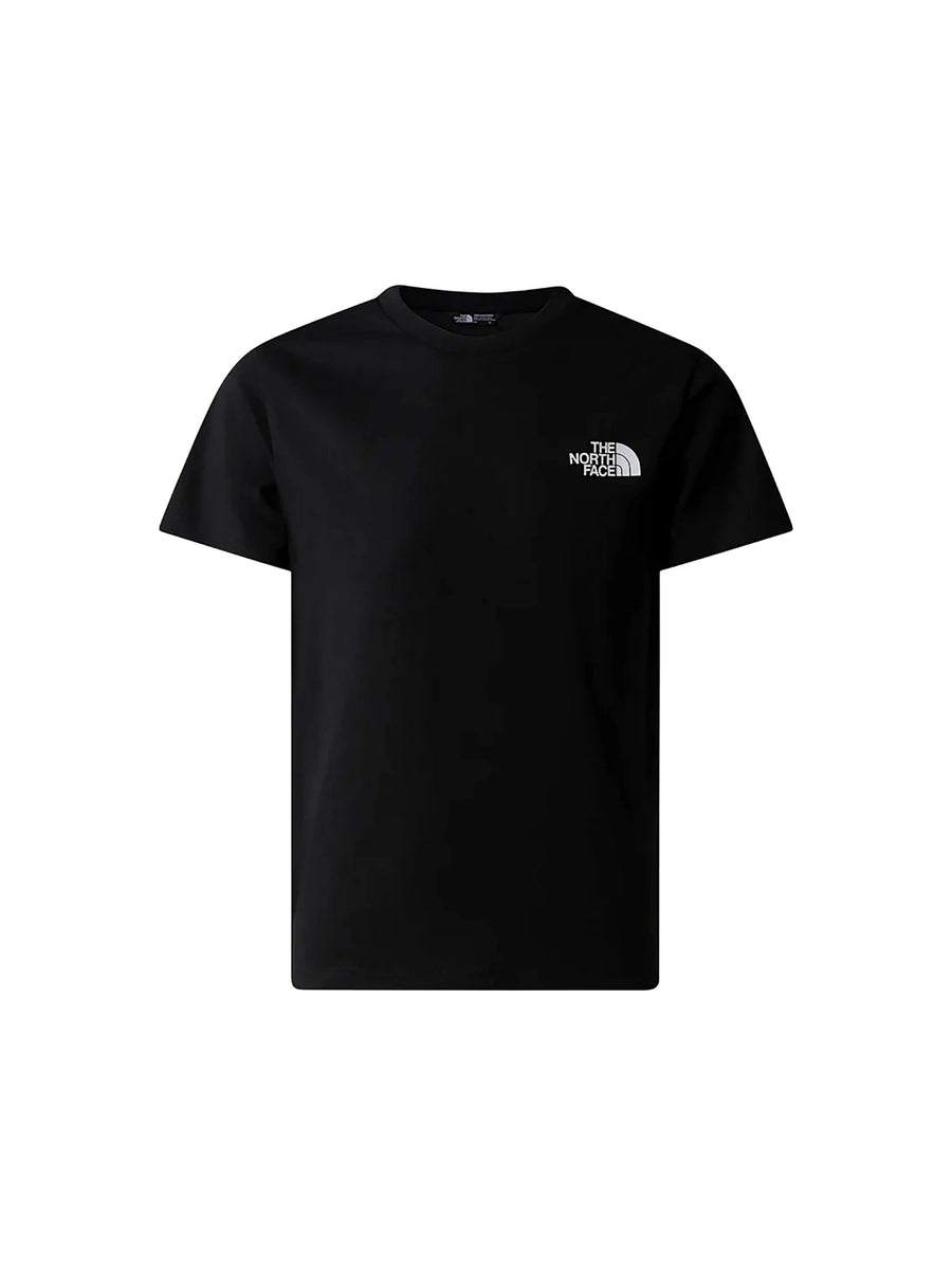 T-shirt manica corta simple Dome nero