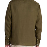 Camicia in lino Mill Brook verdone