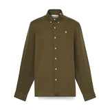 Camicia in lino Mill Brook verdone