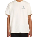 T-shirt con Grafica posteriore panna