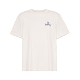 T-shirt con Grafica posteriore panna