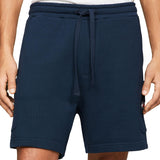 Shorts TJM regular fit e logo badge blu