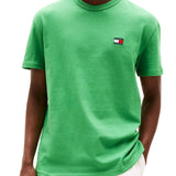 T-shirt TJM regular fit e logo badge verde