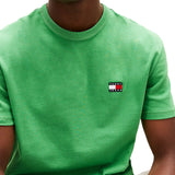 T-shirt TJM regular fit e logo badge verde