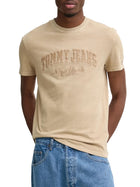 T-shirt logo varsity vintage beige