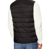 Gilet leggero in piuma con zip tjm nero