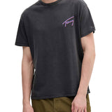 T-shirt TJM faded graphic sul retro nero