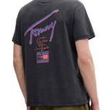 T-shirt TJM faded graphic sul retro nero
