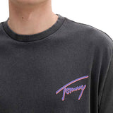 T-shirt TJM faded graphic sul retro nero