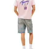 T-shirt TJM faded graphic sul retro rosa