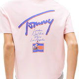 T-shirt TJM faded graphic sul retro rosa